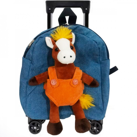 Новогодний подарок Рюкзак на колесах Джинсик Большой