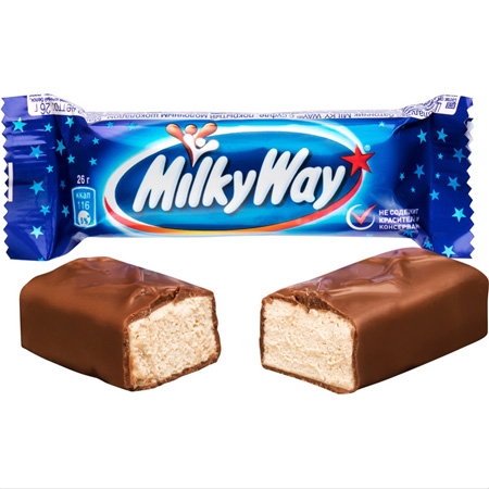 Новогодний подарок Шоколадный батончик MilkyWay 26гр